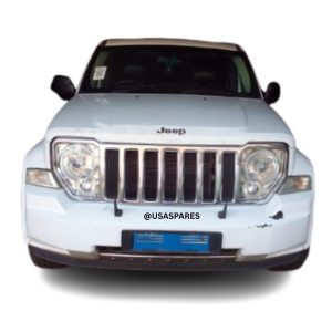 Stripping a 2012 Jeep Cherokee 3.7L KK for spare parts, including engine components, body panels, interior trim, and suspension parts.