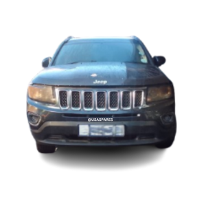 2014 Jeep Compass 2.0 being stripped for spare parts, including engine, suspension, interior, and body components