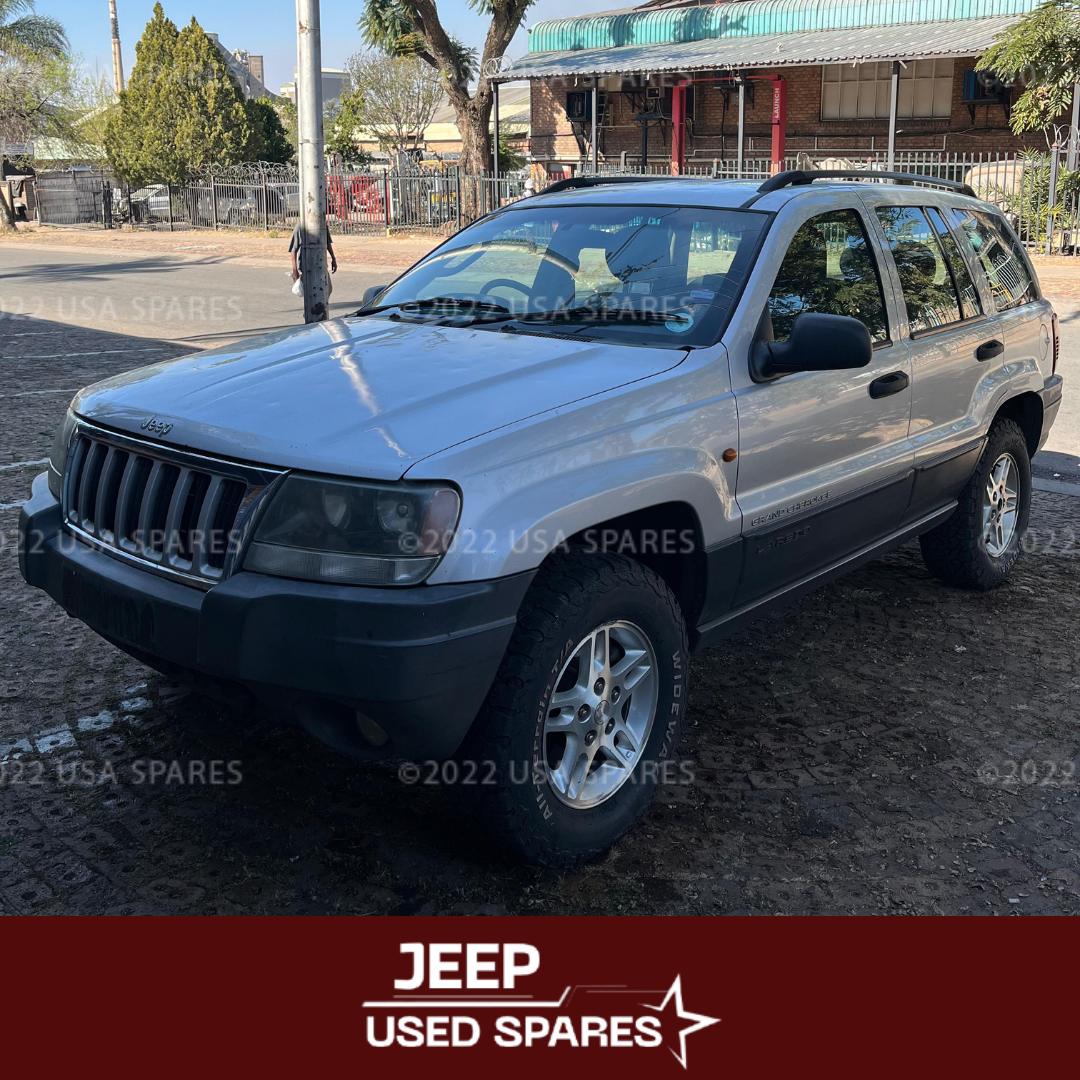 2004 Jeep Grand Cherokee 2.7 WJ being stripped for genuine OEM spare parts and components.