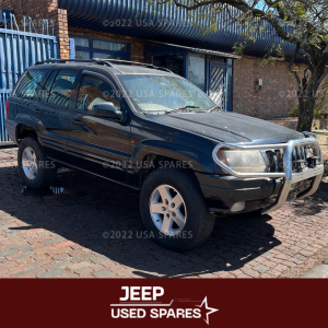 2000 Jeep Grand Cherokee 4.0 WJ being stripped for genuine OEM spare parts and components.