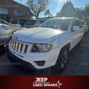 2014 Jeep Compass 2.0 manual petrol being stripped for used spares, including engine parts, gearbox, suspension, body panels and electrical components in Pretoria, South Africa.